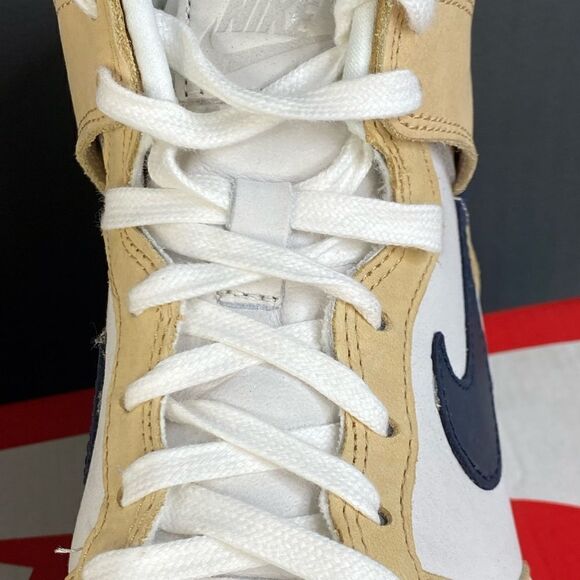 Nike Dunk High Premium 'Sesame Obsidian' womens sneaker shoes size 7.5 - Picture 3 of 10